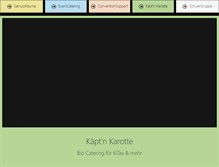 Tablet Screenshot of kaeptn-karotte.de